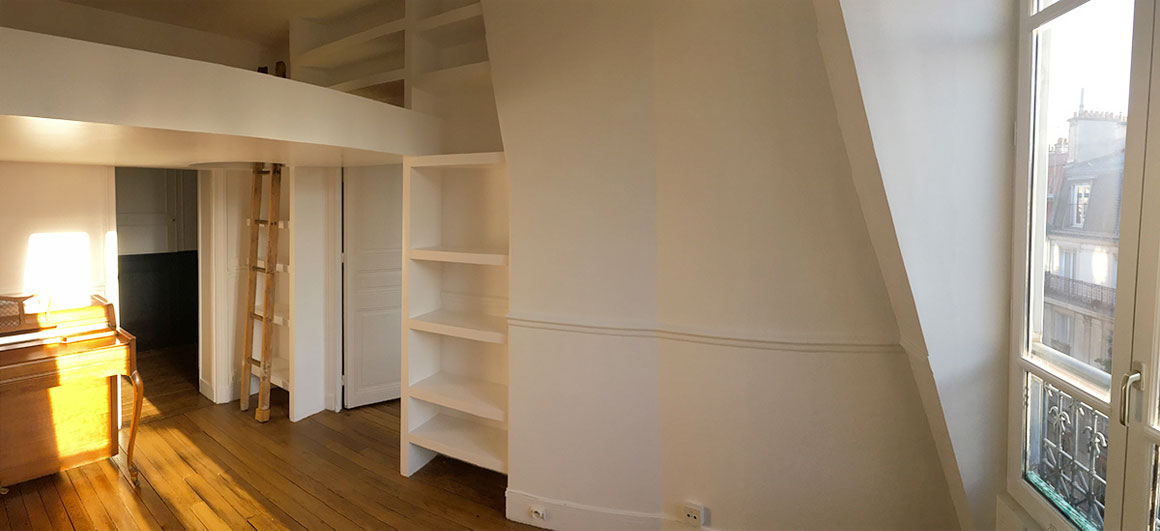 Restructuration d'un appartement à Paris 11